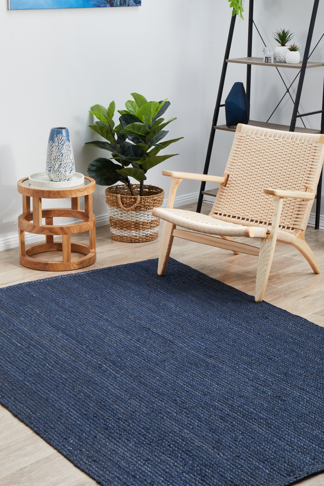 Buy Blue Crochet Rug Online In India -  India